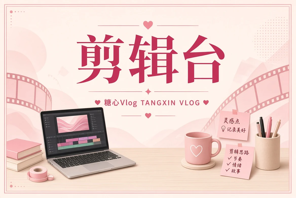 剪辑台创作主题画面